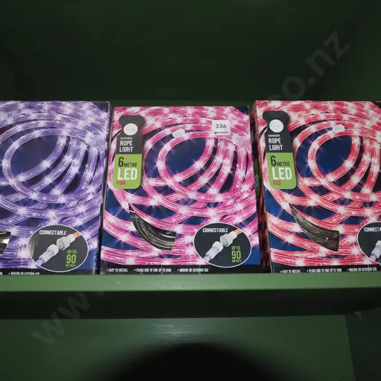 3x boxes of LED Xmas lights