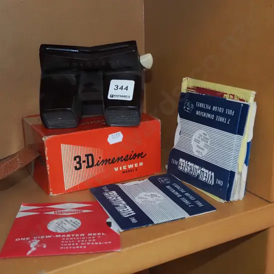 vintage Viewmaster and cartridges