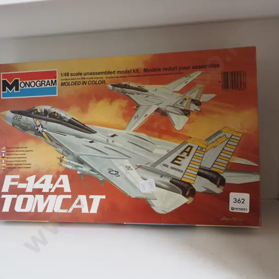 yet to be assembled of F14 Tom Cat
