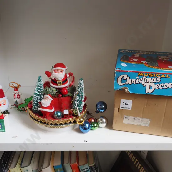 boxed musical Xmas decoration