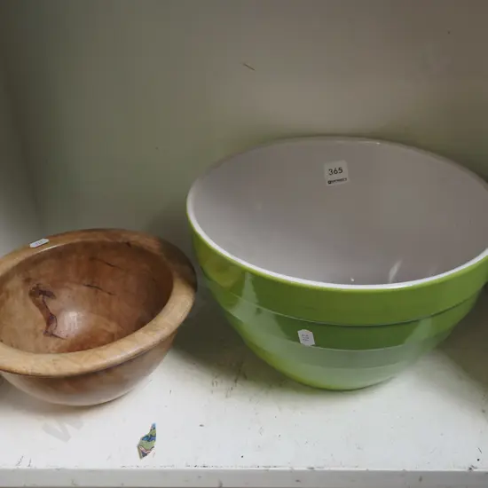 wooden bowl, large mixing bowl Diam270