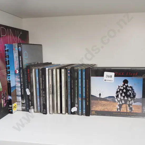 Pink Floyd CDs, DVDs, books