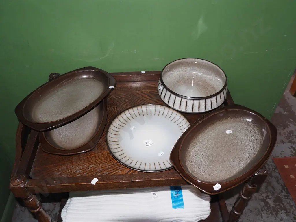 Denby bowl, plate, steak plates Image 1++