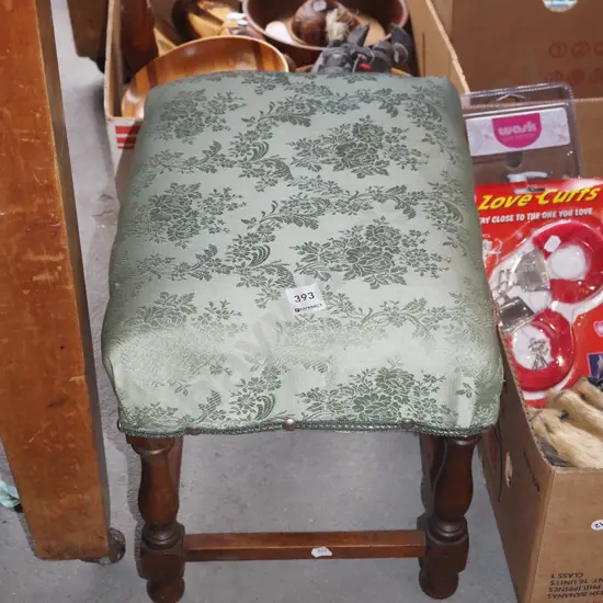 upholstered foot stool