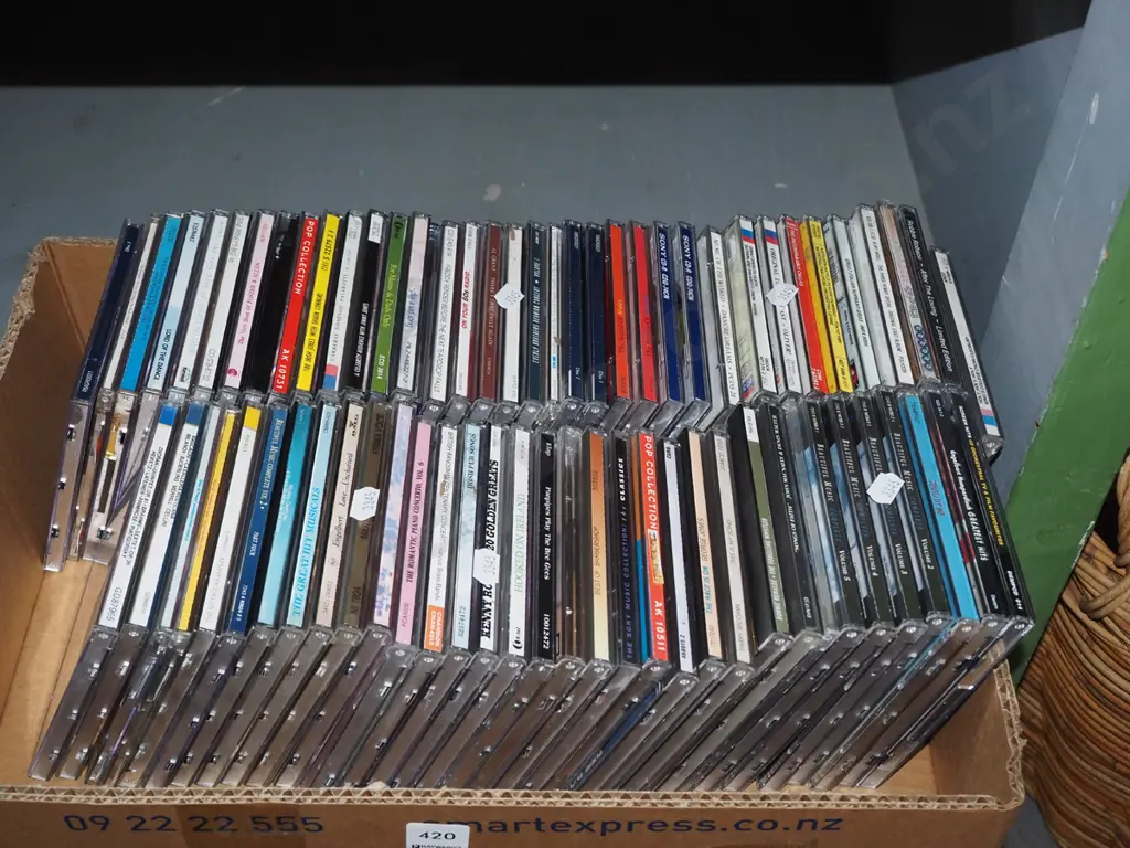 box of CDs Image 1++