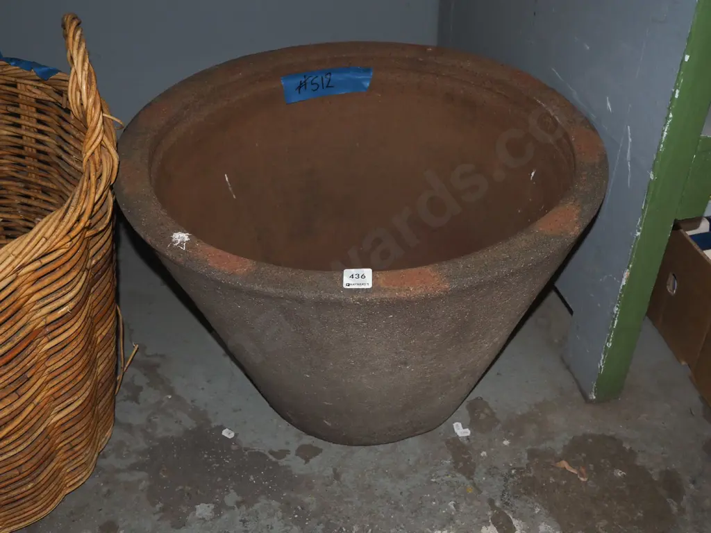 large concrete garden planter Diam540 Image 1++