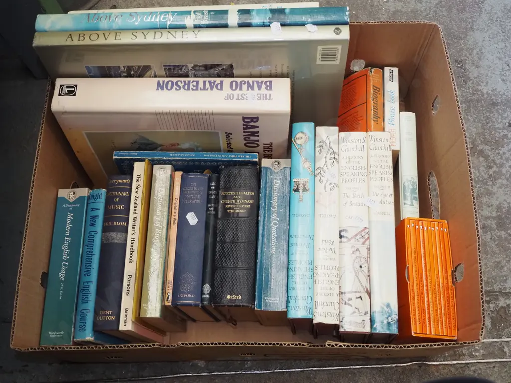 box; various books Image 1++
