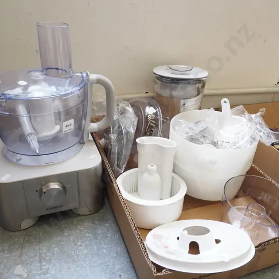 Kenwood Multi Pro mixer & box of accessories