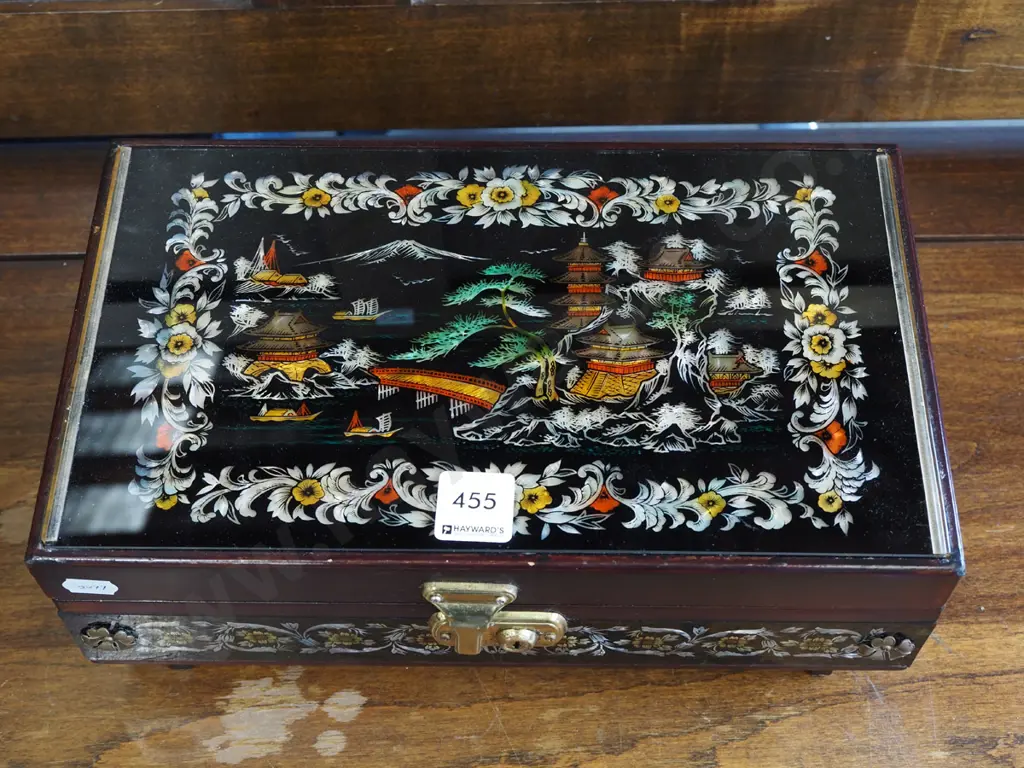 Asian themed musical jewellery box - not working Image 1++