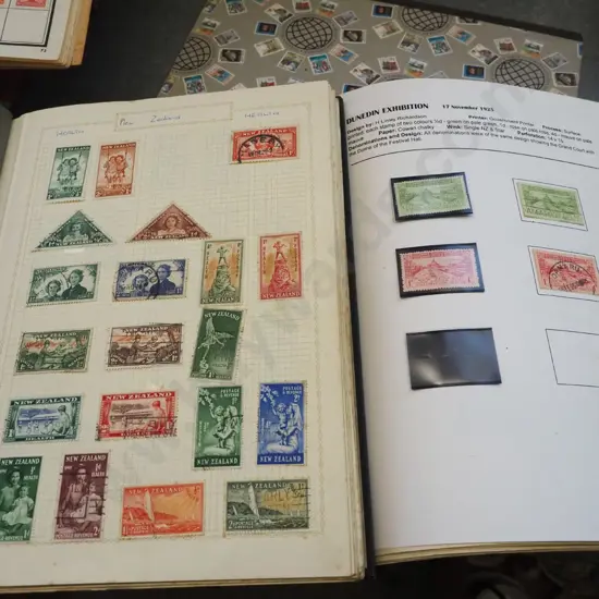 4x stamp albums