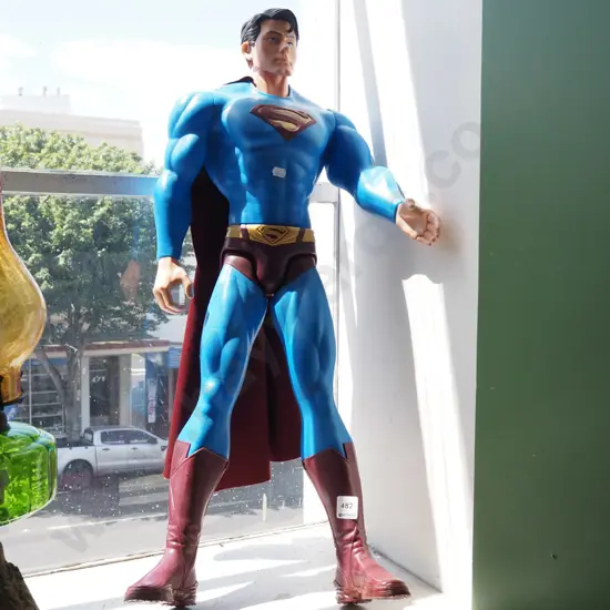 large Superman action figurine H750