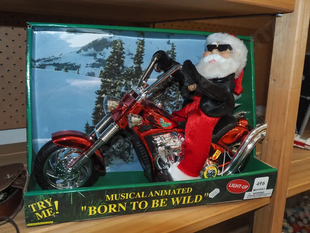 animated musical Born To Be Wild Santa Image 1++