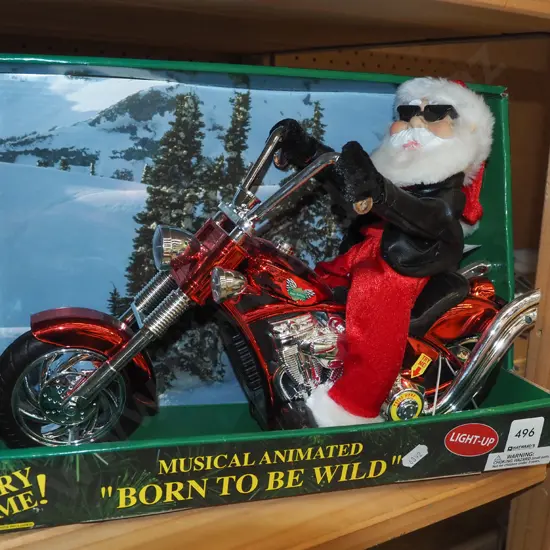 animated musical Born To Be Wild Santa