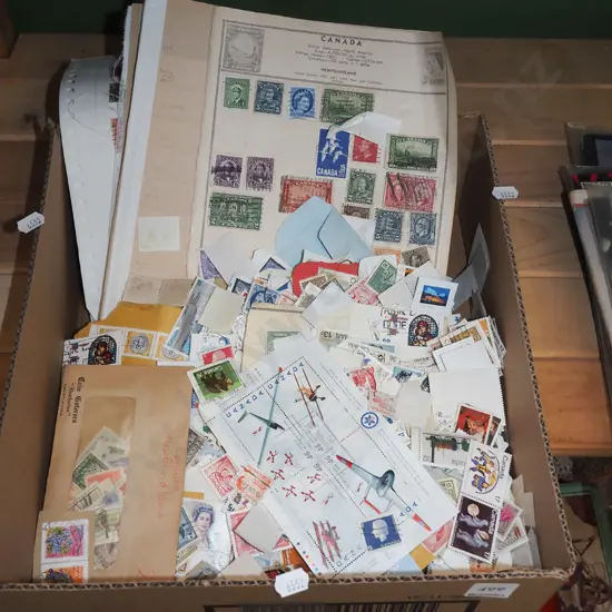 box of stamps