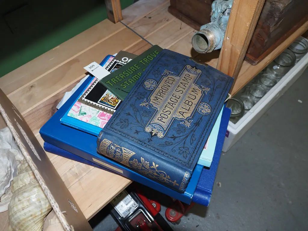 7x stamp albums Image 1++