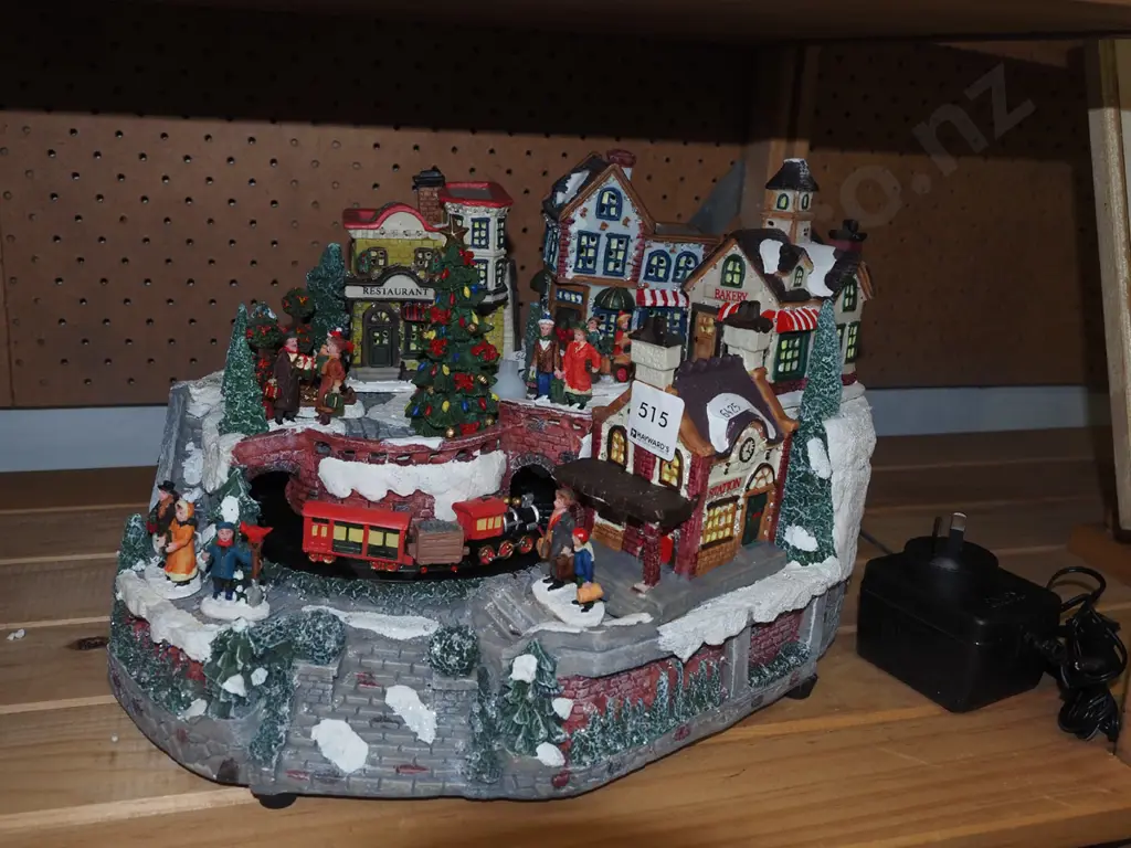 illuminated Xmas village scene Image 1++