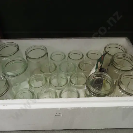 box; preserving jars