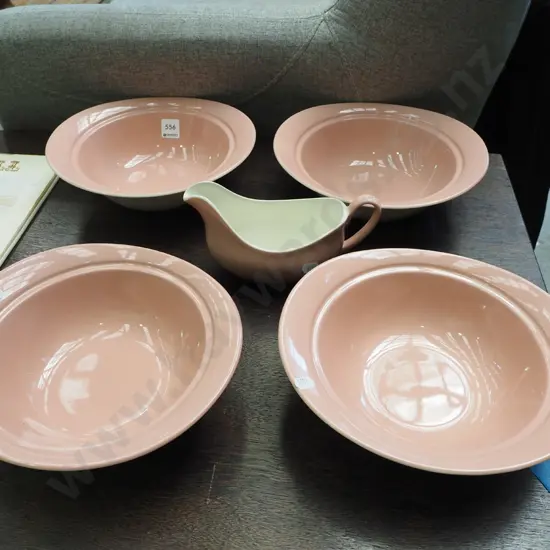 Johnson Bros veges - no lids, gravy boat