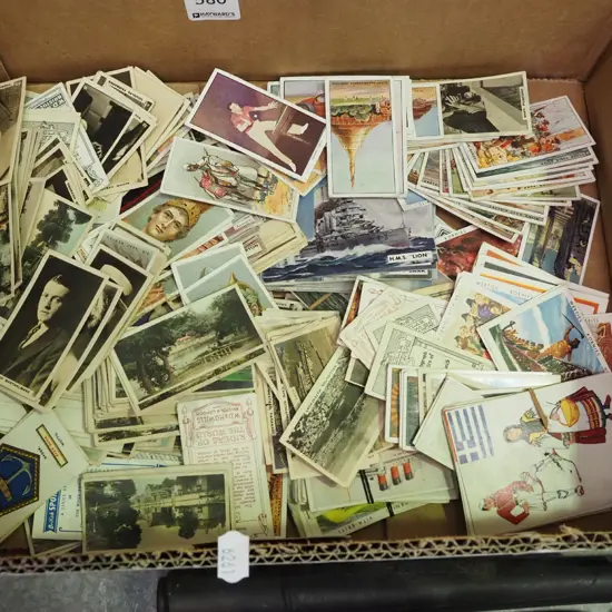 box of collector cards