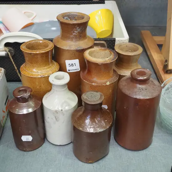 assorted ink bottles