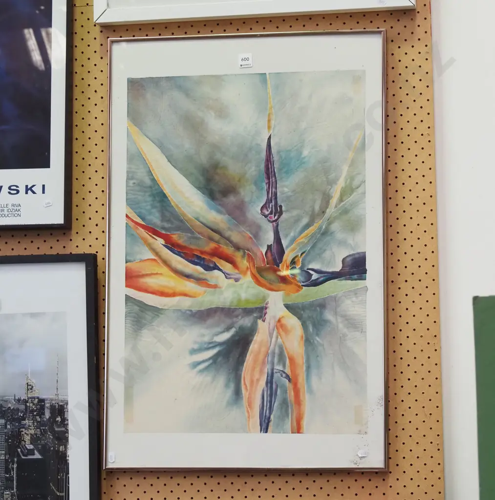 framed print - floral abstract Image 1++