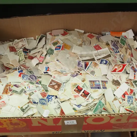 box of stamps