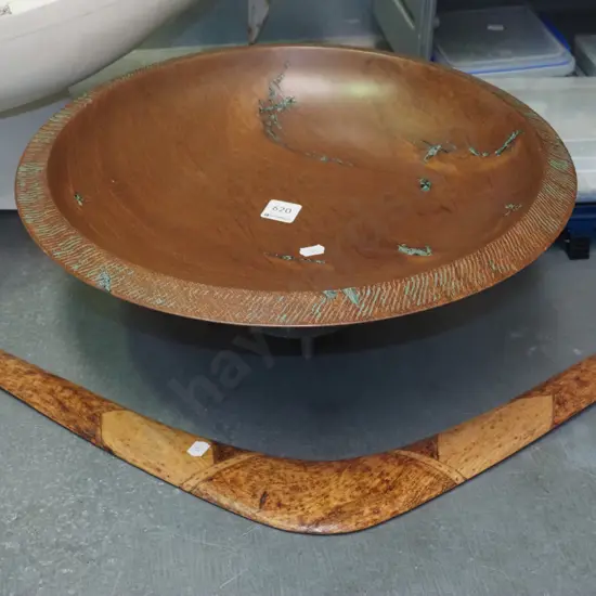 bowl, boomerang