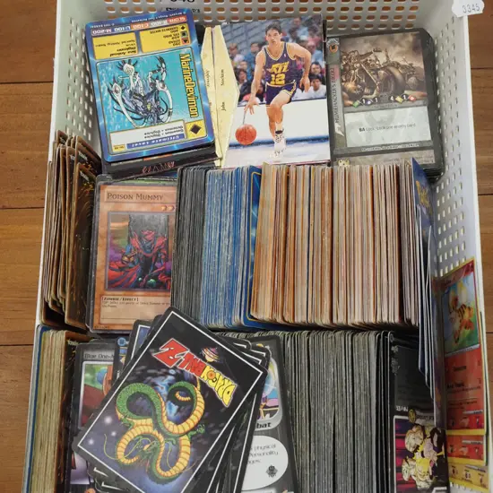 box; collector cards