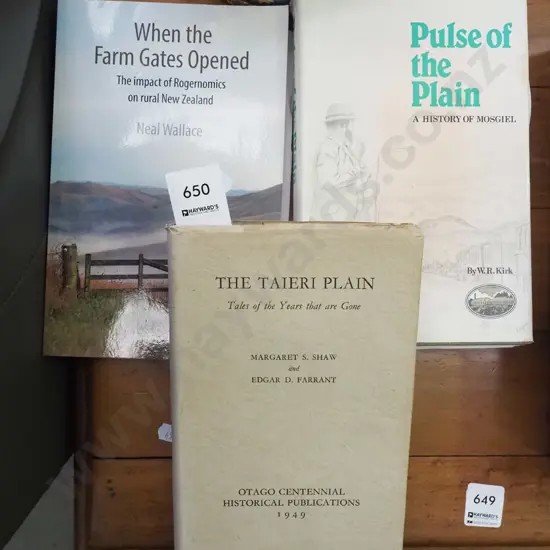 3x local history books