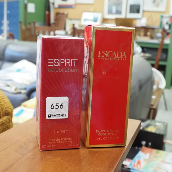 2x boxed as new Esprit Celebration eau de toilette 50ml, Escada Margaretha Ley eau de toilette30ml