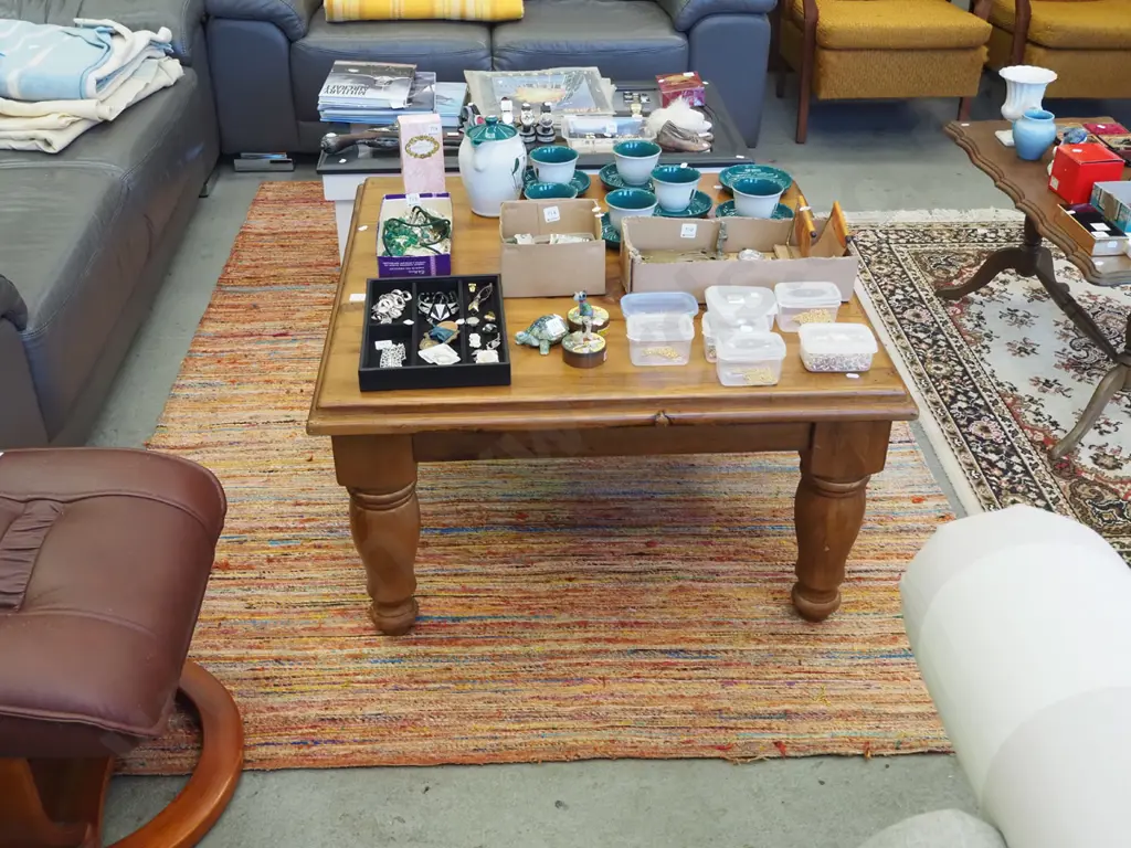 multi coloured woven floor mat L2300 W1600 Image 1++