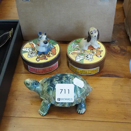Disney themed Wade Whimsies, Wade turtle ashtray