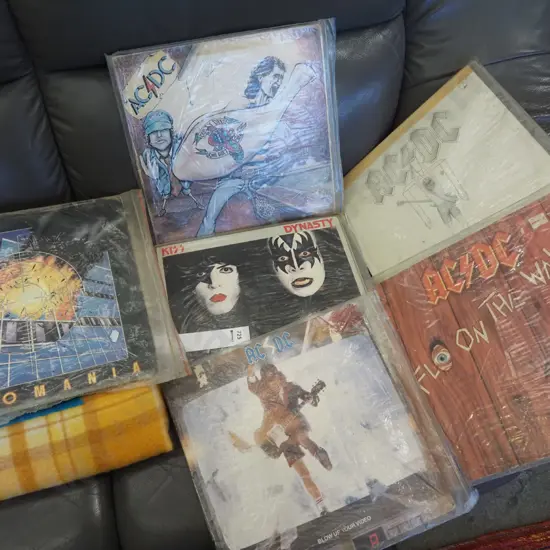 LPs; Def Leppard, ACDC