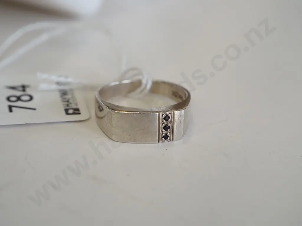 sterling silver signet ring Image 1++