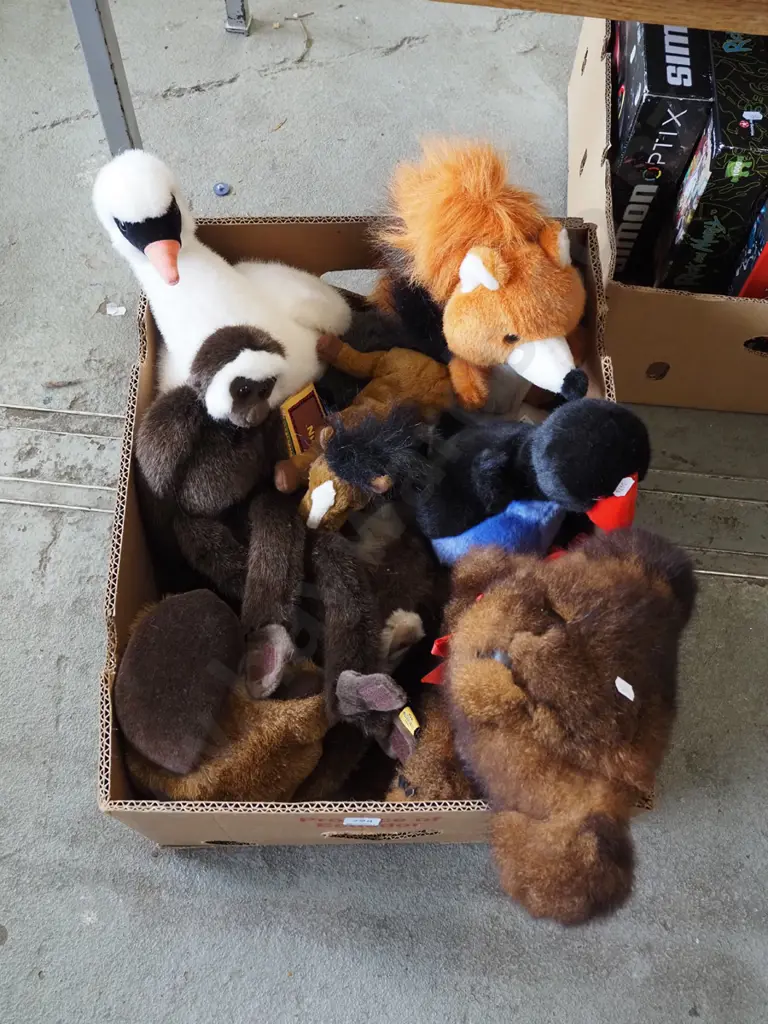 box of various soft toys Image 1++