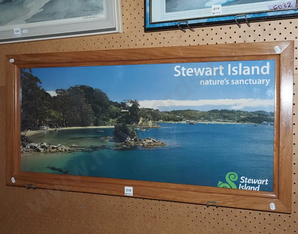 rimu framed Stewart Island poster print Image 1++