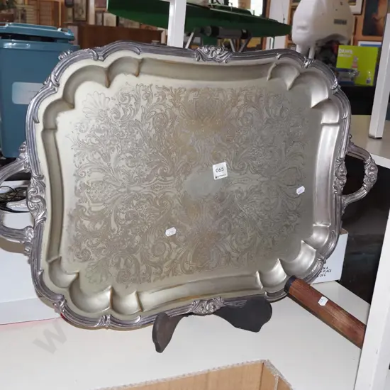 Victorian plated ware tray W680