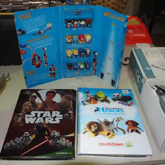 3x sets of Countdown collector cards