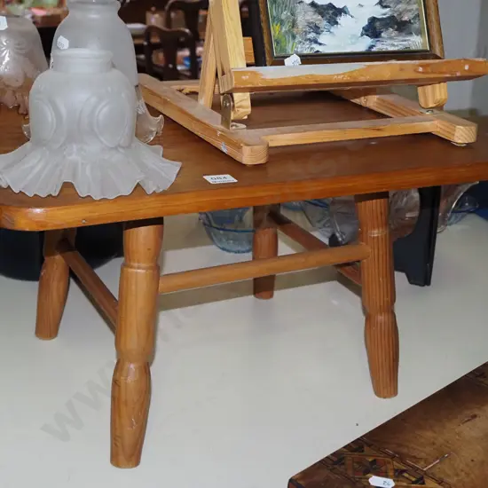 small pine end table 