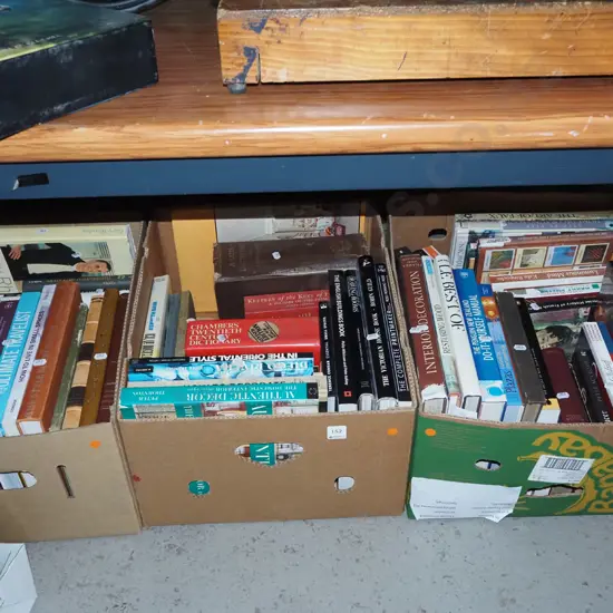 3x boxes of books - yellow dots