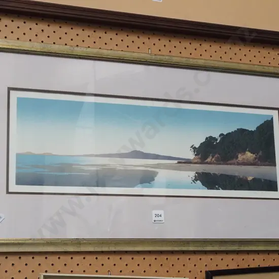 framed ltd edition print - coastal scene