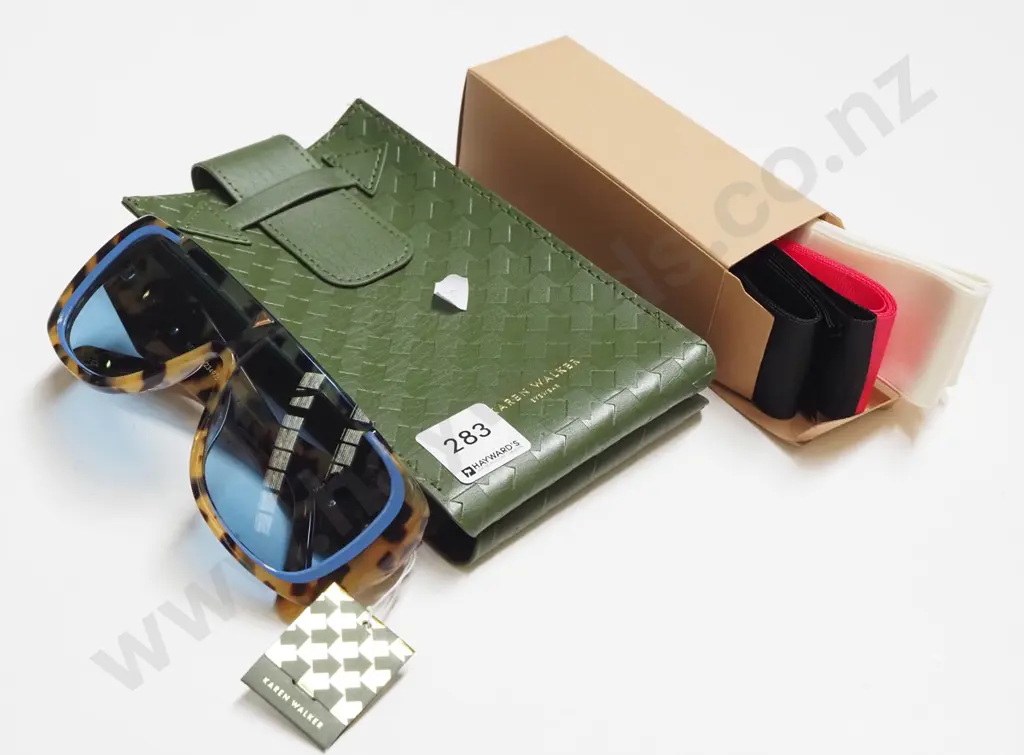 Karen Walker sunglasses and case Image 1++