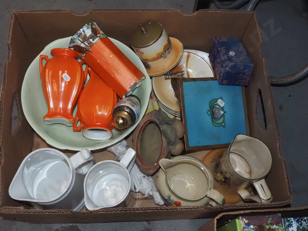 box; jugs, vases, bowl etc Image 1++