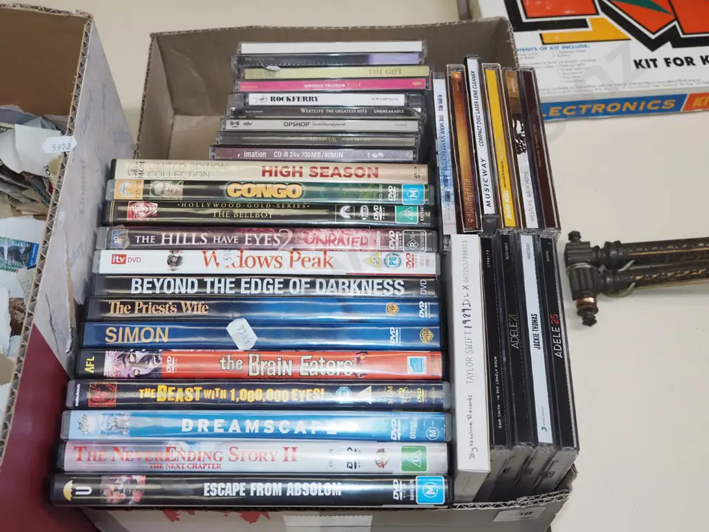 box; CDs, DVDs Image 1++