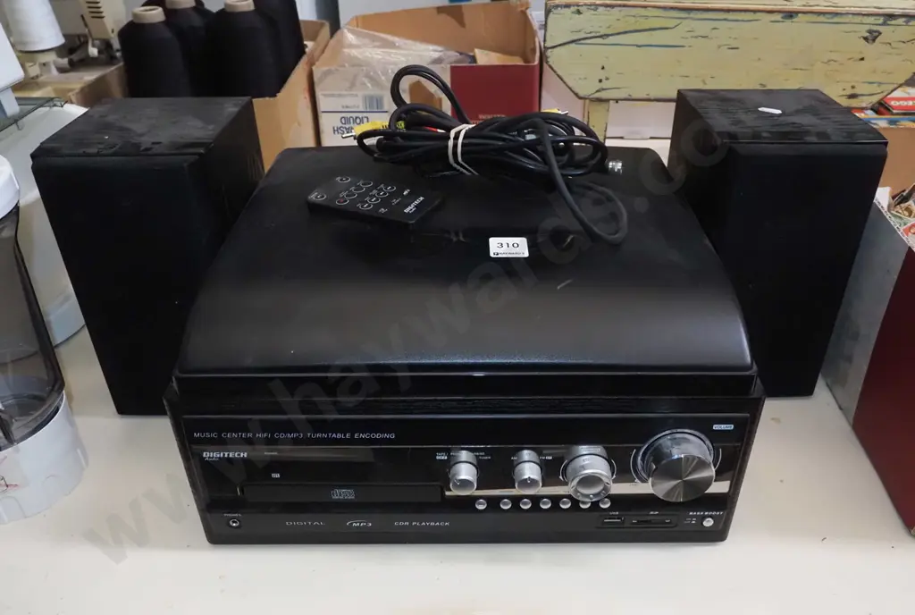 Digitec turntable, CD playing, radio Image 1++