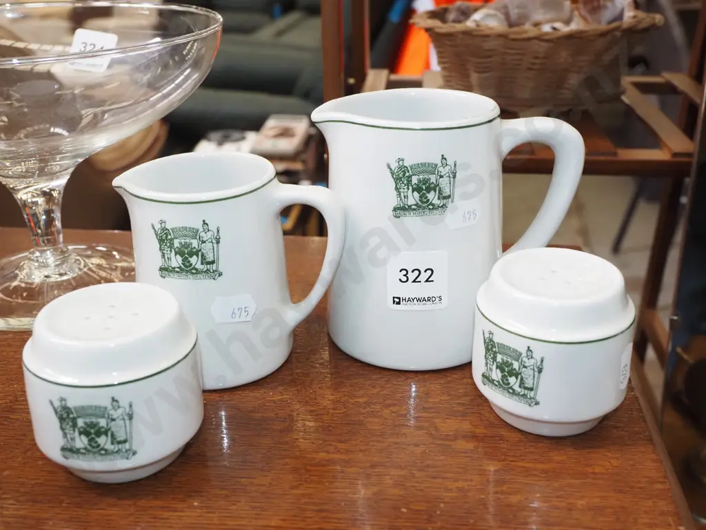 City of Dunedin jugs, salt and pepper Image 1++