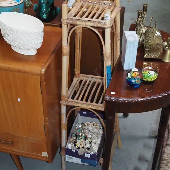 bamboo 3 tier jardiniere stand H1000