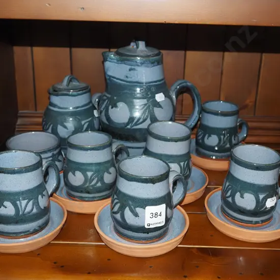 studio pottery coffee set
