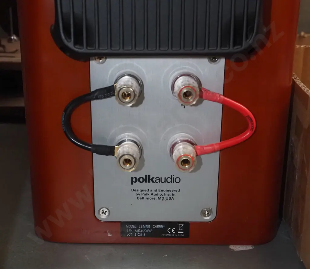 pair of Polk audio LSiM703 hifi speakers Image 1++