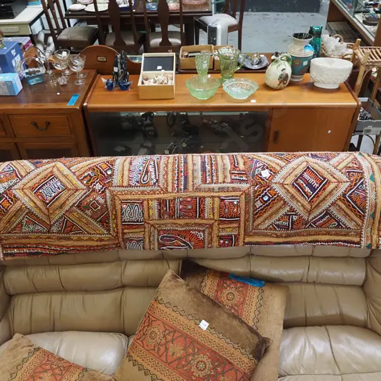 Indian hand worked wall hanging/throw